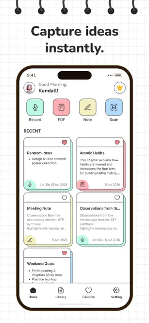 Aura Notes AI screenshot 1