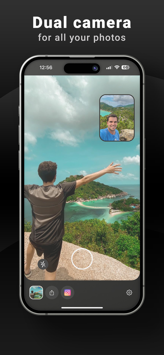 DuoSnap - back and front camera