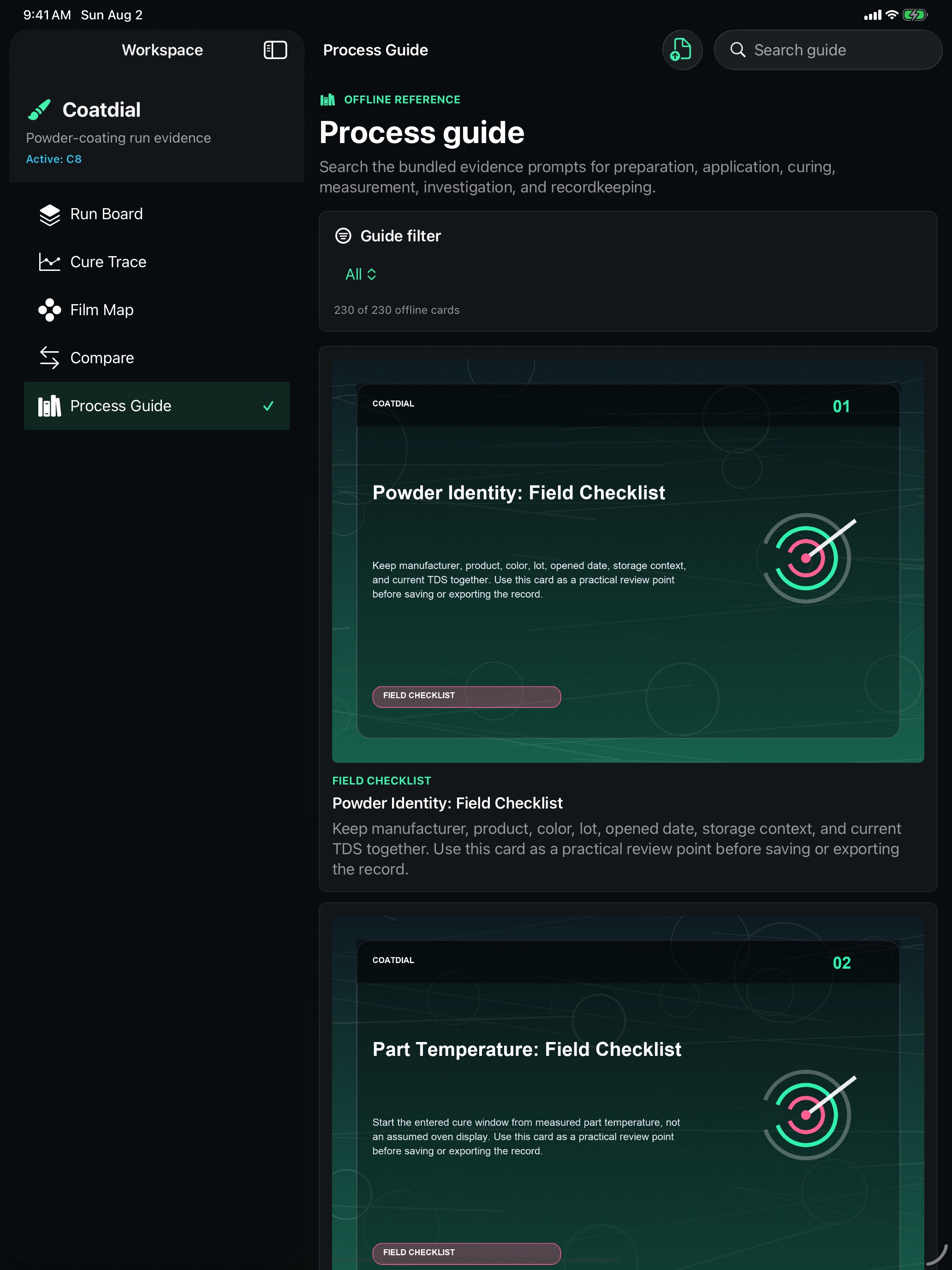 Coatdial: Powder Coat Lab iPad screenshot 5 of 5