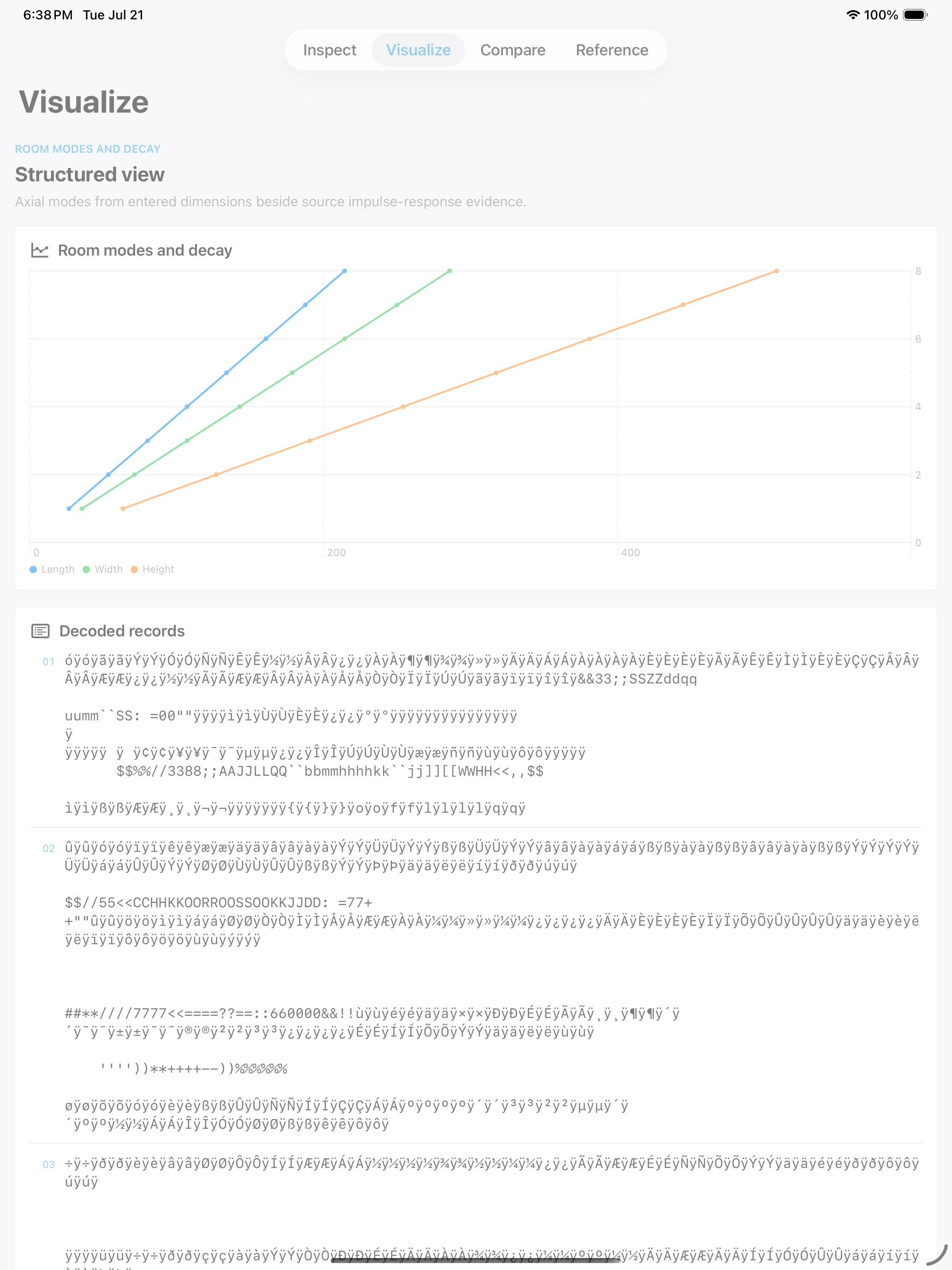 Roomring: Acoustic Decay iPad screenshot 2 of 3