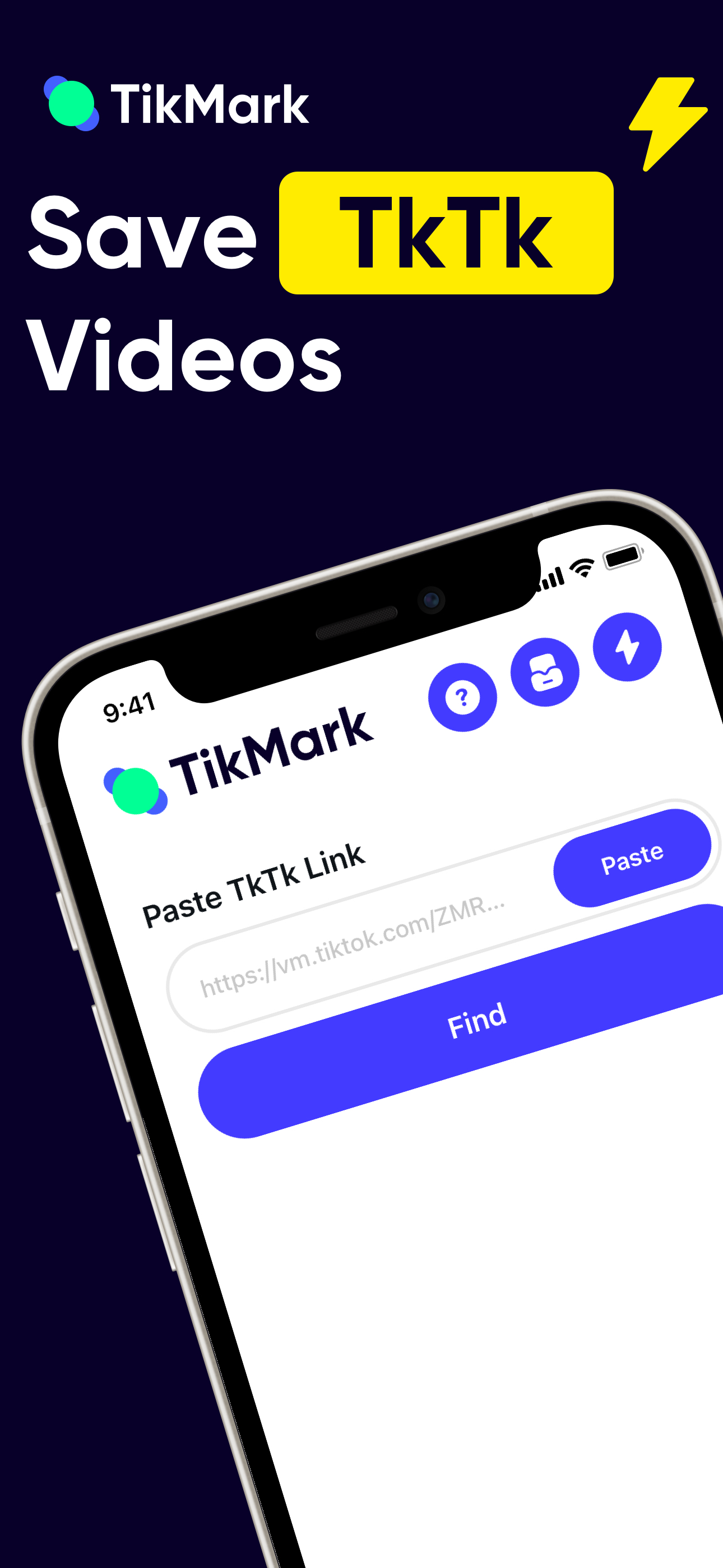 TikMark - TkTk Video Saver