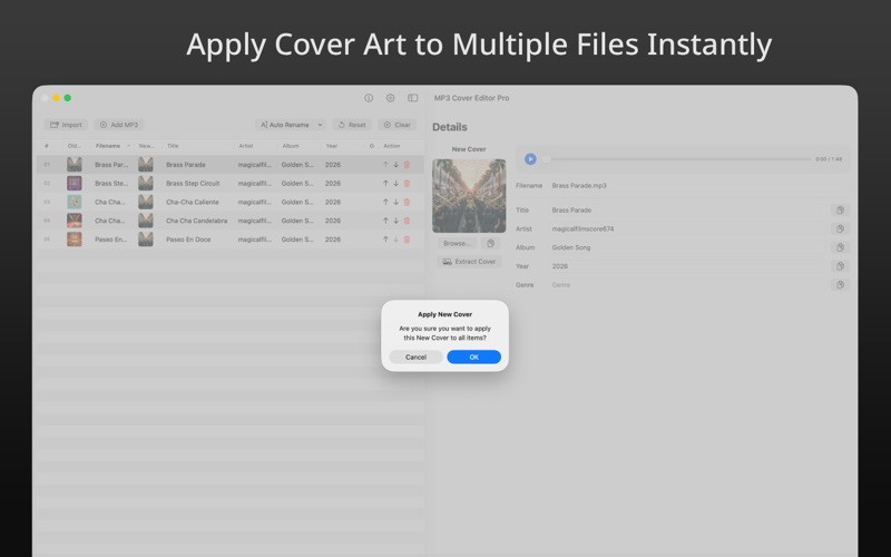 MP3 Cover Editor Pro screenshot