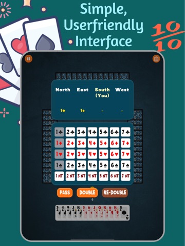 Bridge Card Game iPad screenshot