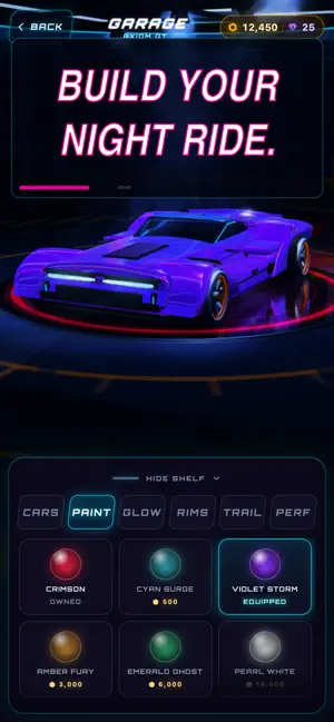 NIGHTMILE: Night Drift Racer screenshot 4