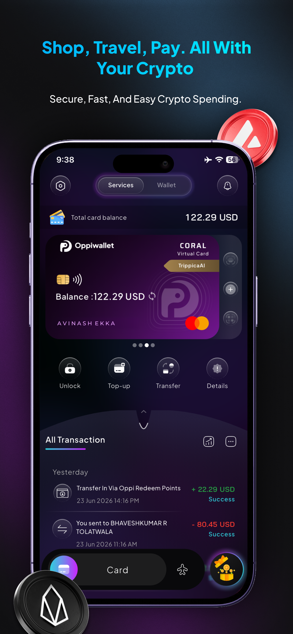 Oppi: Crypto Wallet & Card screenshot 4