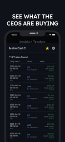 Insider Trades: Stock Tracker screenshot