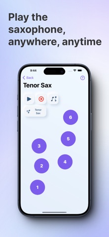 SaxApp screenshot