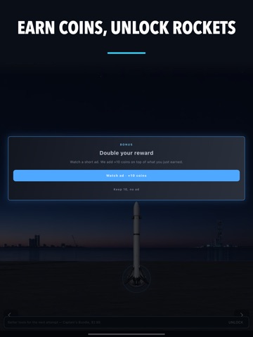 Rocket Landing Simulator iPad screenshot