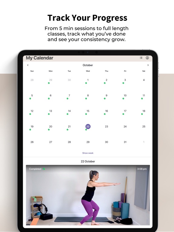 Trifecta Pilates iPad screenshot 4 - Health & Fitness app
