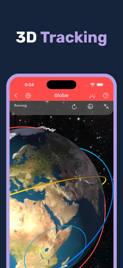 Screenshot 3 von 6 zu ISS Real-Time Tracker 3D
