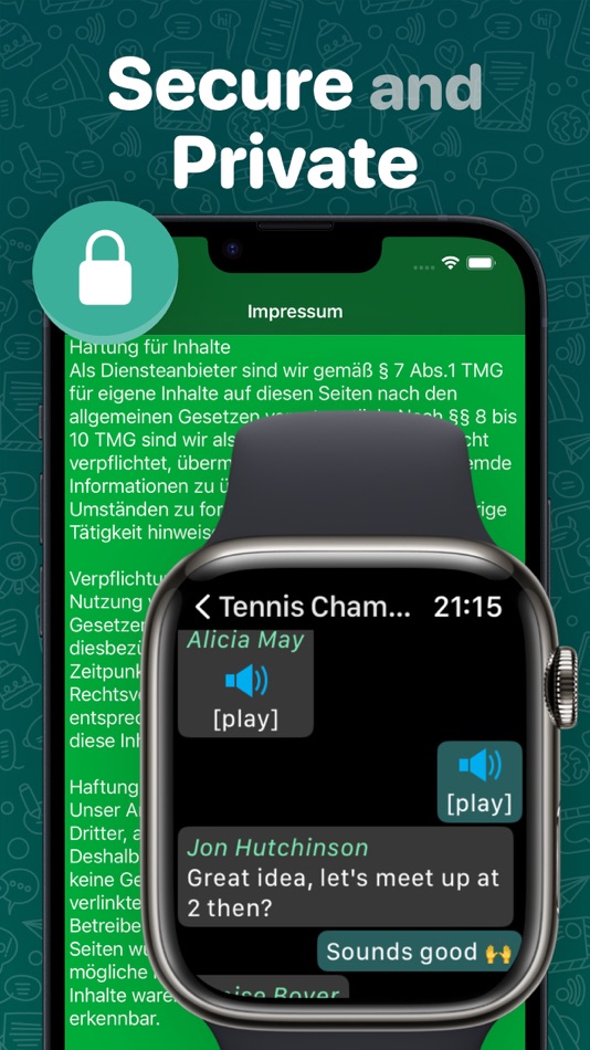 #8. WatchChat 2: Chat on Watch (iOS) Przez: XAN Software GmbH & Co. KG