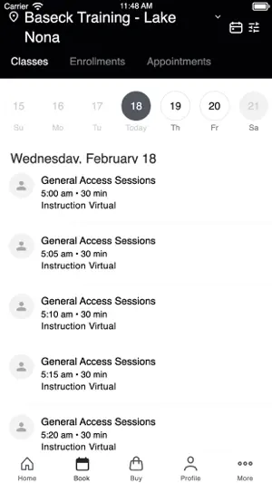 Baseck Training Members App screenshot 2
