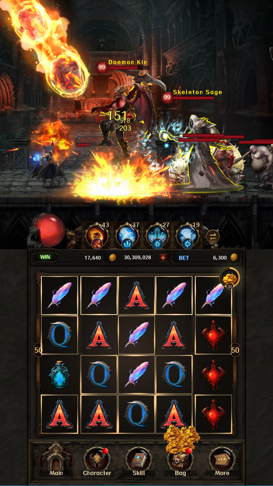 #7. Rune Slots Saga (iOS) By: SUNCHOI株式会社