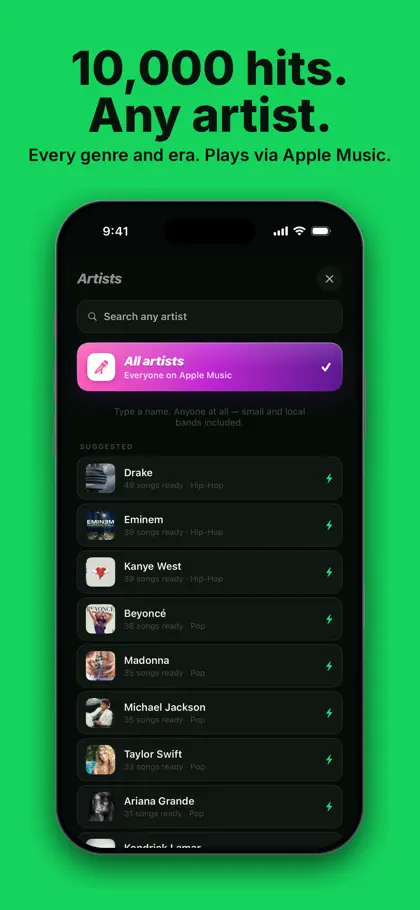 Screenshot 3 di 6 di Songspot: Guess the song!