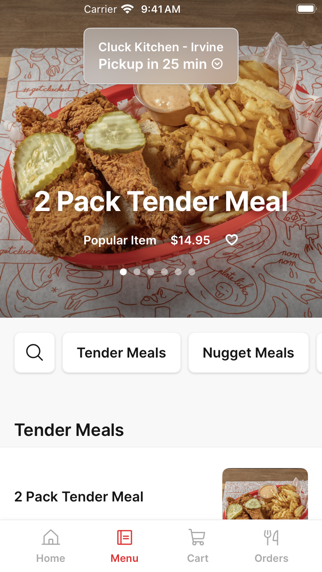 Cluck Kitchen iPhone screenshot 2 - Food & Drink app