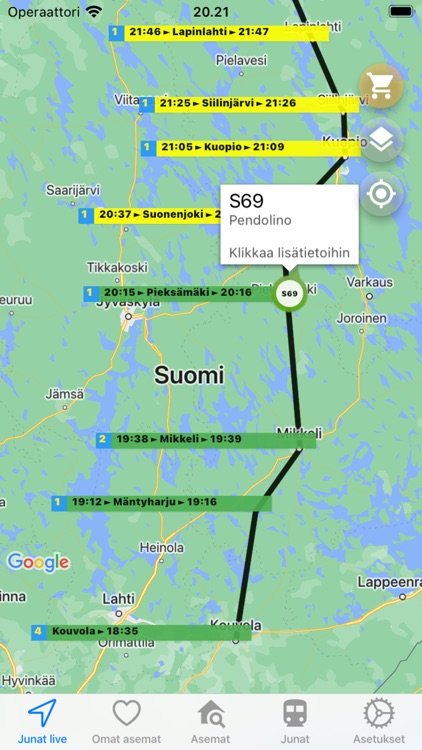 JunatNyt Trains Finland screenshot-4