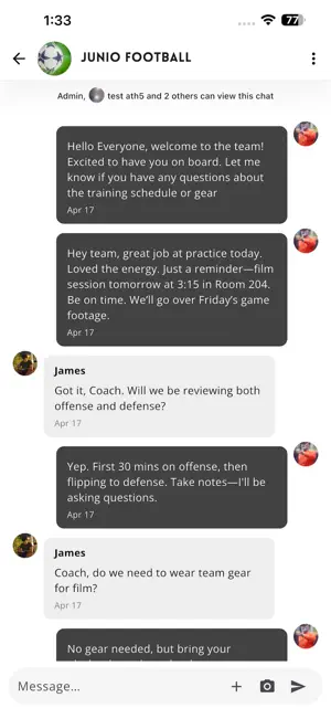 Motiv Teams screenshot 3