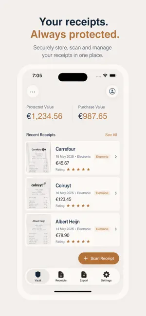 ReceiptoTrack screenshot 1