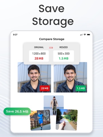 Photo Resizer - Resize Image iPad screenshot