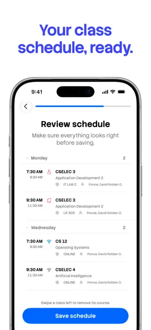MySched: Class Schedule Maker screenshot 4