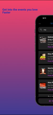 FlashTickets.fm screenshot