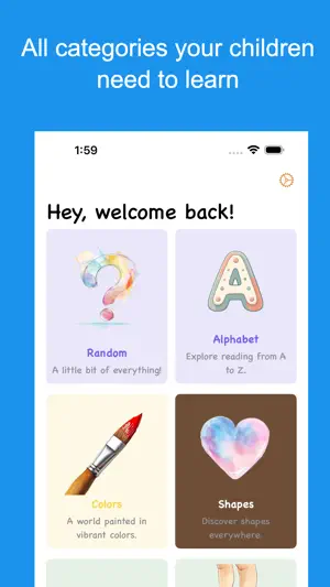 BiLingo - Flashcards for Kids screenshot 1