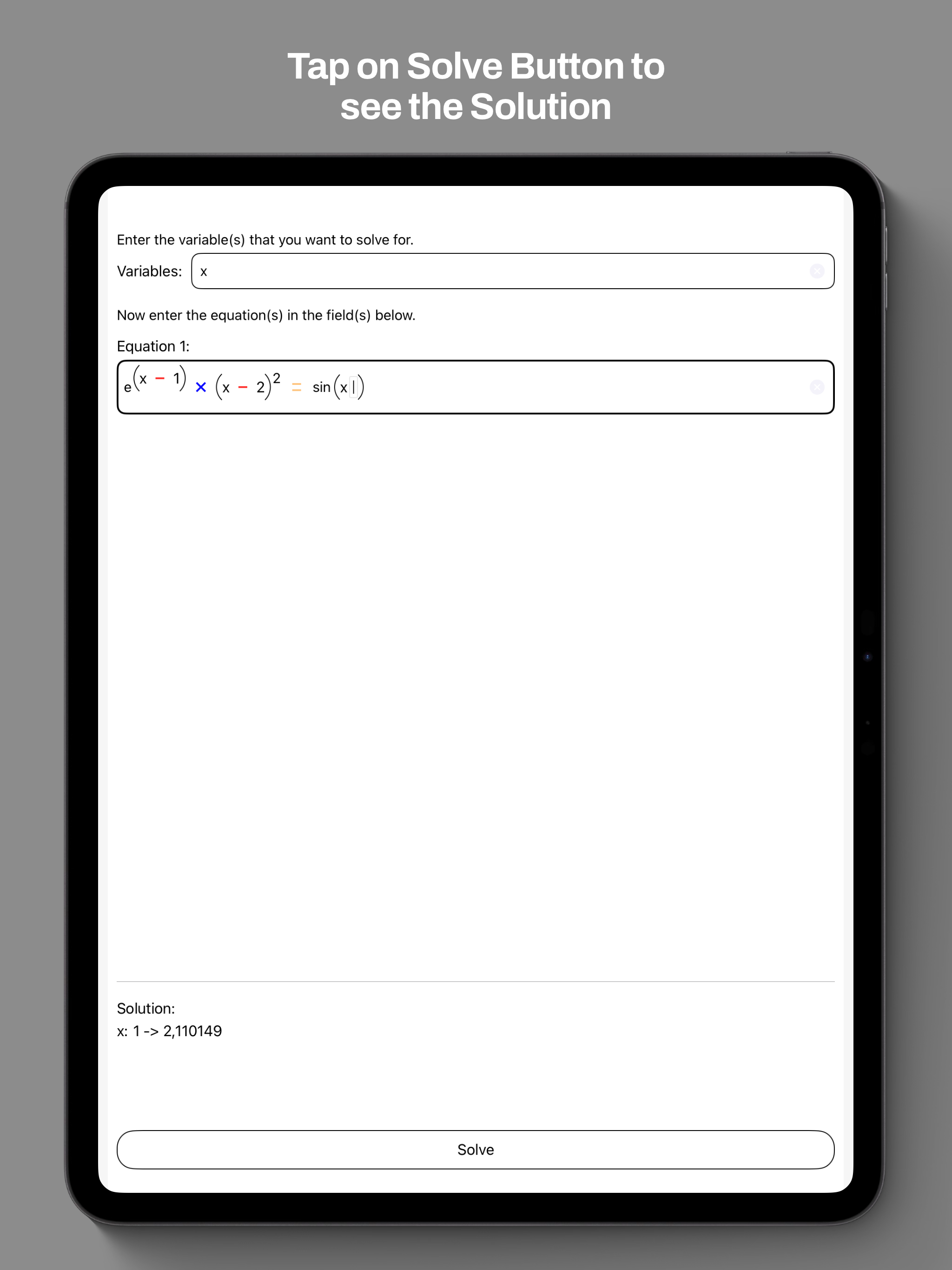 Numerical Solver