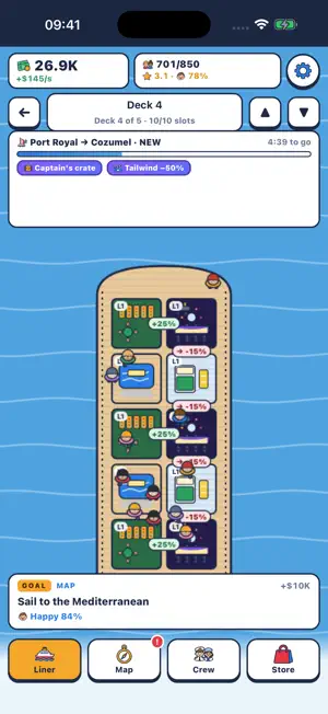 Idle Cruise Liner Tycoon screenshot 2