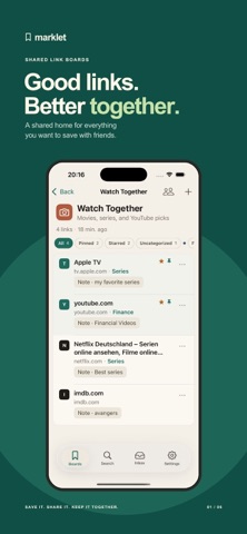 Marklet: Shared Bookmarks Screenshot 1 of 6