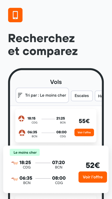 Screenshot #3 pour KAYAK : Vols, Hôtels, Voitures