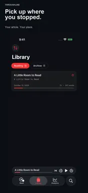 Throughline Speed Reader screenshot 4