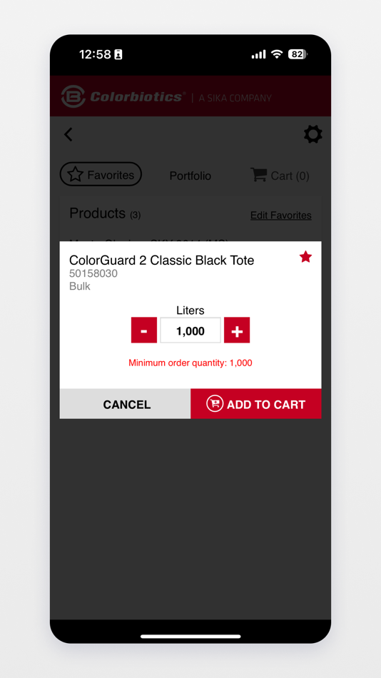 #3. Order App Colorbiotics (iOS) 由: Sika Informationssysteme AG