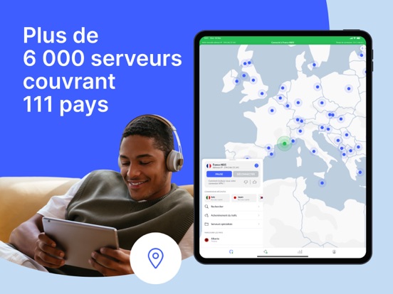 Screenshot #6 pour NordVPN : VPN ultra-rapide