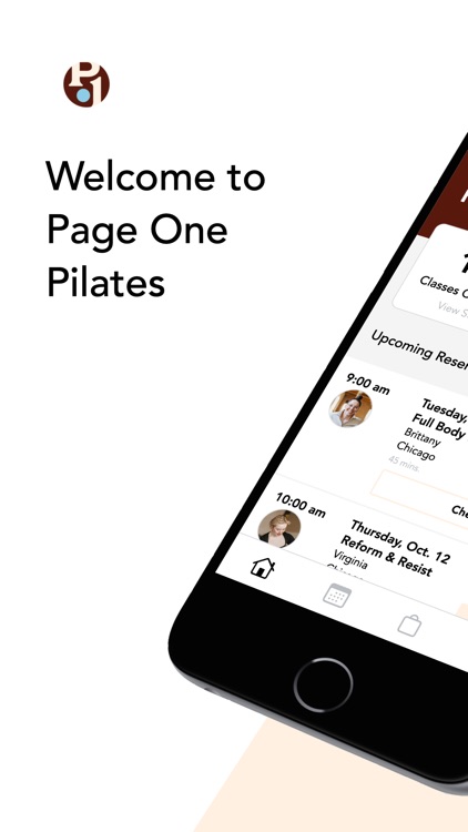 Page One Pilates App