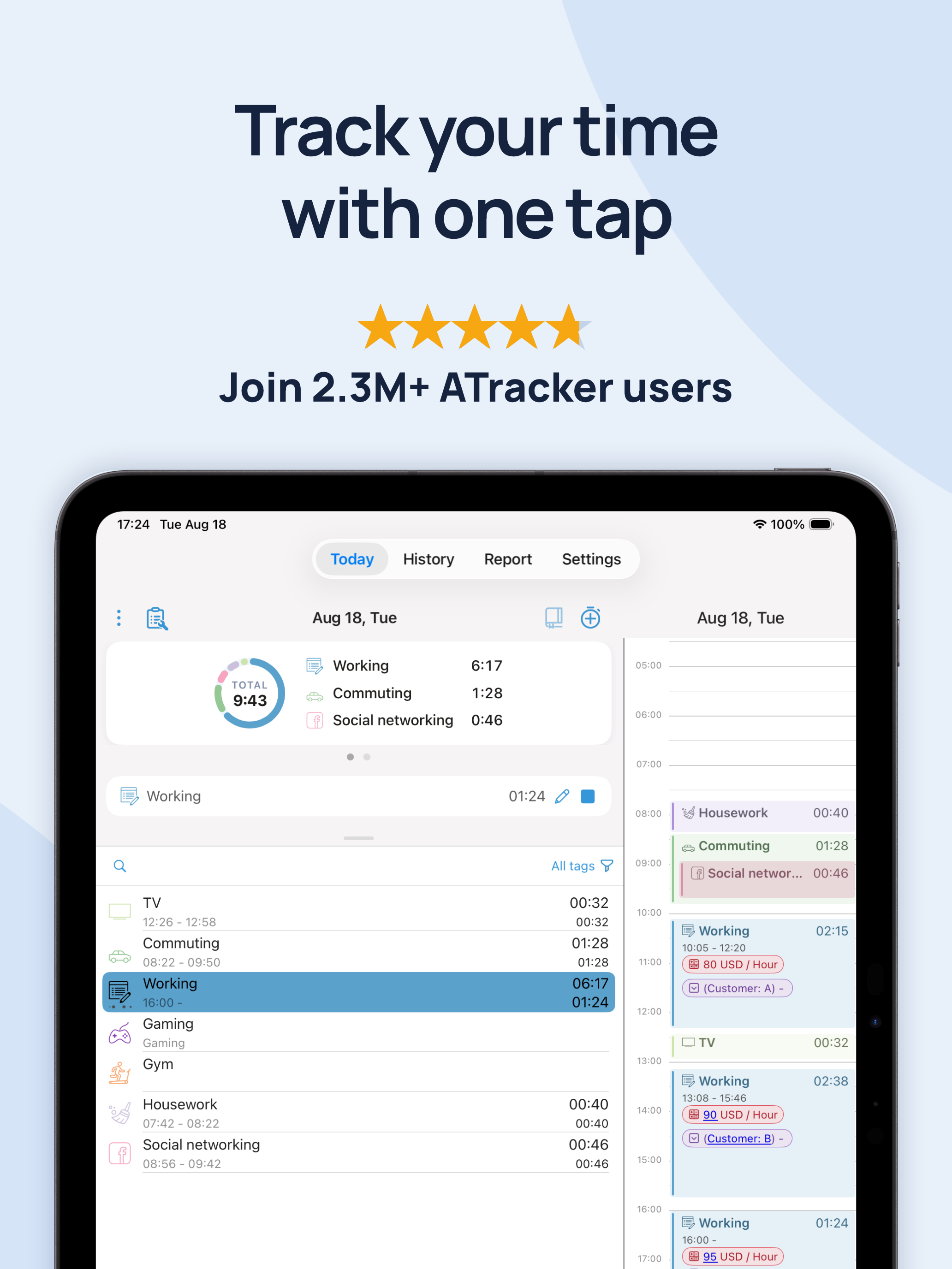 ATracker PRO Time Tracker screenshot 11