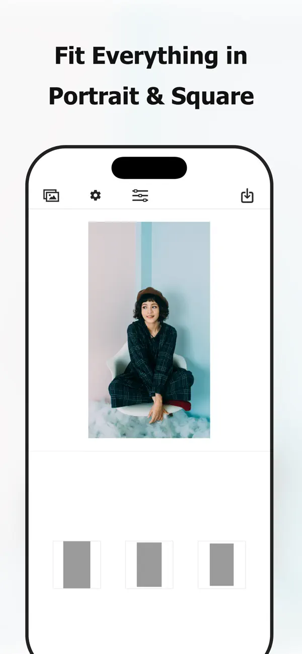 Screenshot #2 pour PicFitter: white frame editor