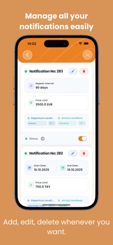 Notifhire - Flight Tracker Screenshot 6 of 6