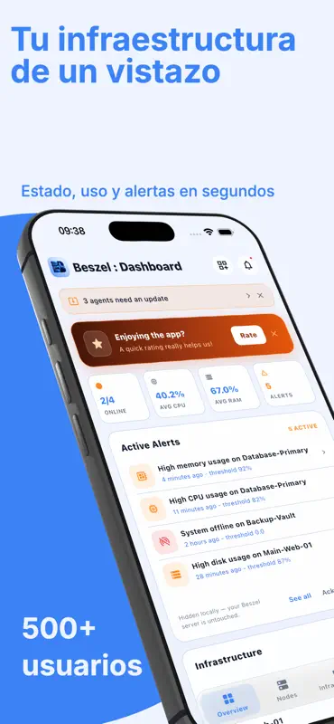 Beszel : Dashboard screenshot 1 of 7