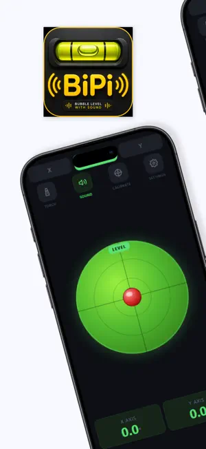 BiPi Bubble Level with Sound screenshot 1