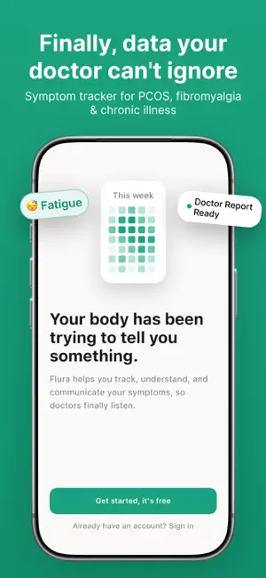 Flura: Symptom & Pain Tracker screenshot 1