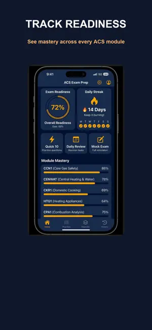 Gas Safe ACS Prep CCN1 screenshot 1