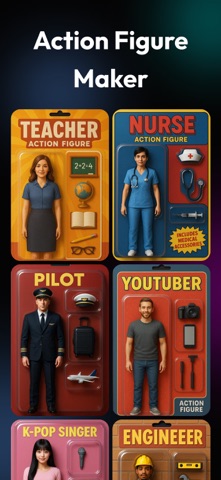 AI Action Figure & Anime Maker iPhone screenshot