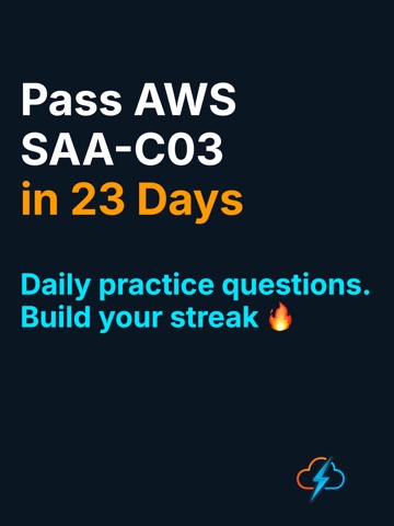 CloudStreak: AWS Exam Prep iPad screenshot