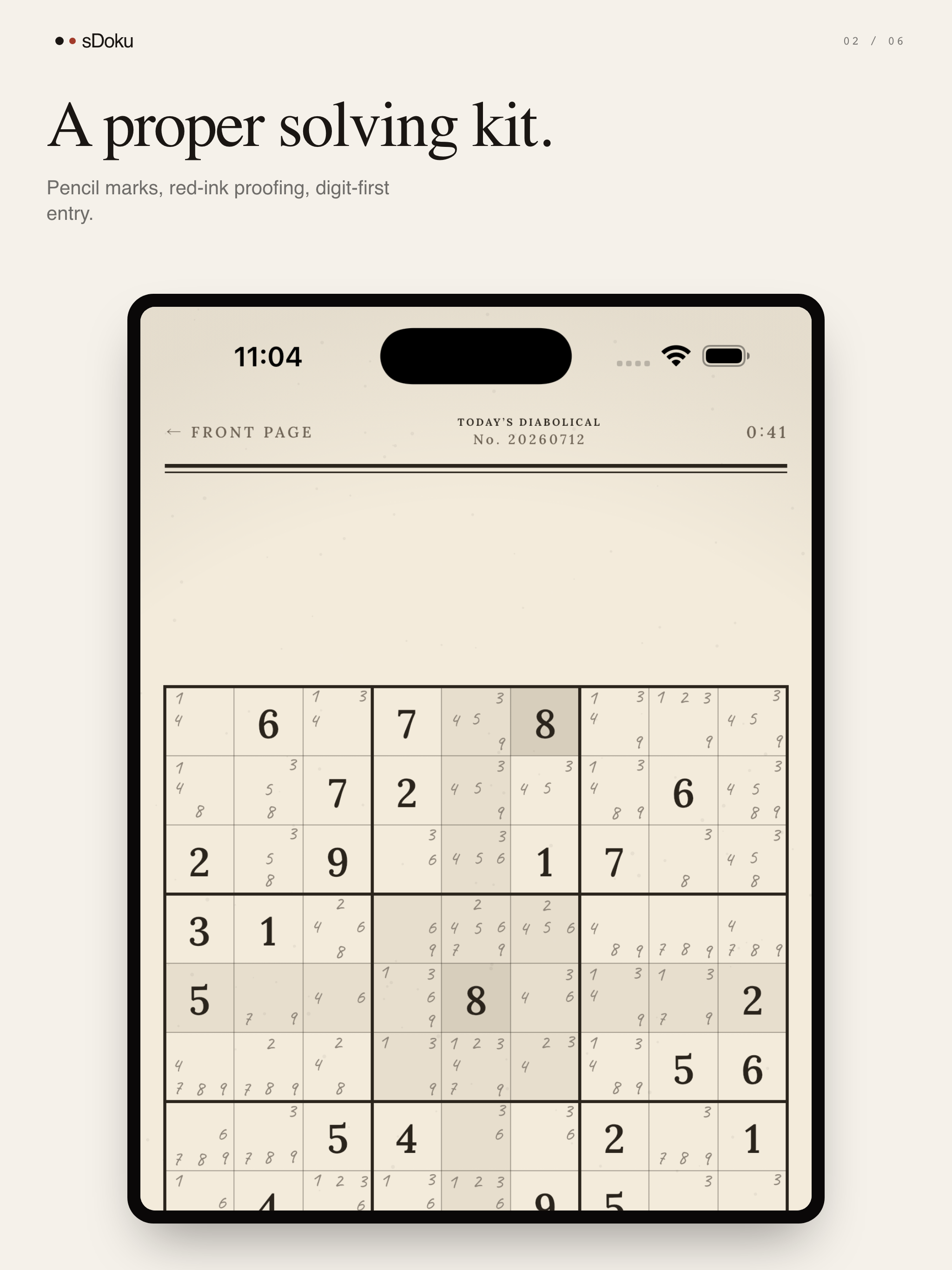 sDoku: The Sudoku Broadsheet screenshot 8