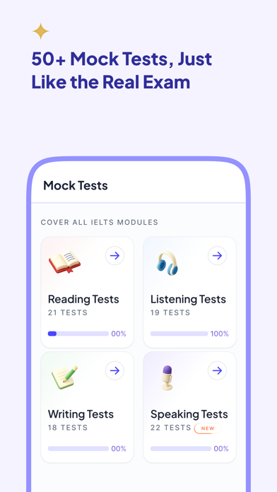 IELTS Prep by LeapScholar iPhone screenshot 2