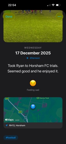 Reflect - Daily Micro Journal iPhone screenshot
