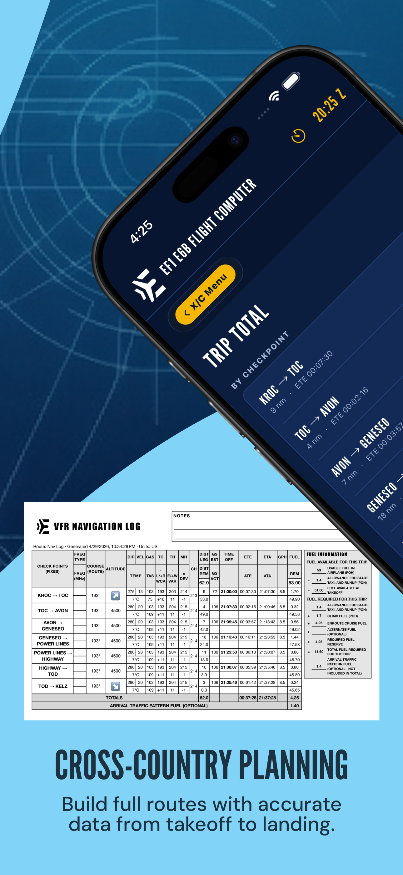 EF1 E6B Flight Computer