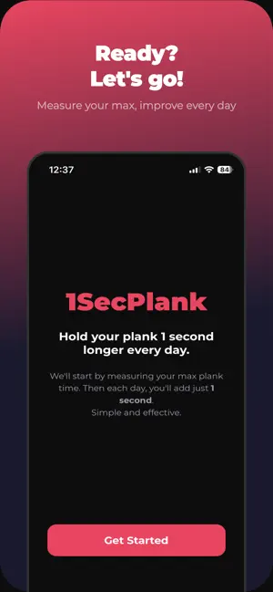 1SecPlank screenshot 2