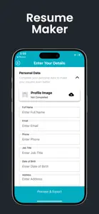 Resume Builder : Resume Maker screenshot #2 for iPhone