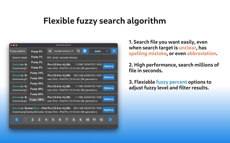 File Name Search Lite app screenshot 2